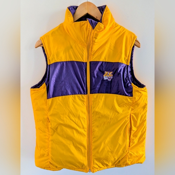 Columbia LSU Tigers Reversible Puffer Vest | Size Large - Picture 9 of 13